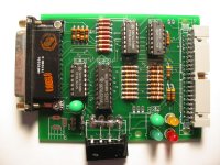 Assembled interface with a PCB.